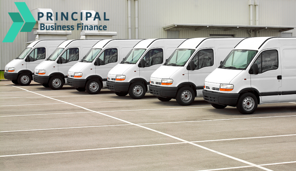 Fleet of vans